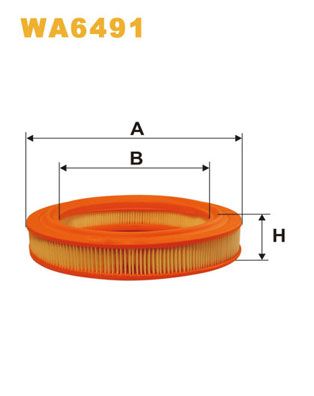 WIX FILTERS Воздушный фильтр WA6491